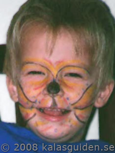 Tiger ansiktsm�lning