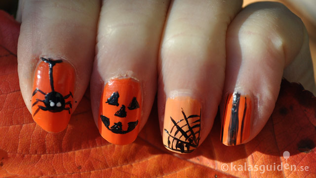 halloween nail art