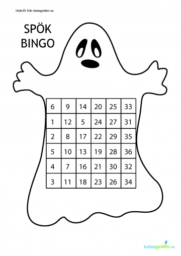 Spökbingo